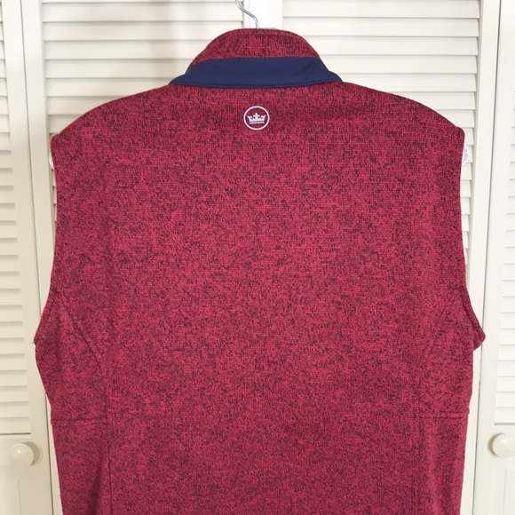 PETER MILLAR Crown Fleece Sweater Vest Small - Picture 6 of 12